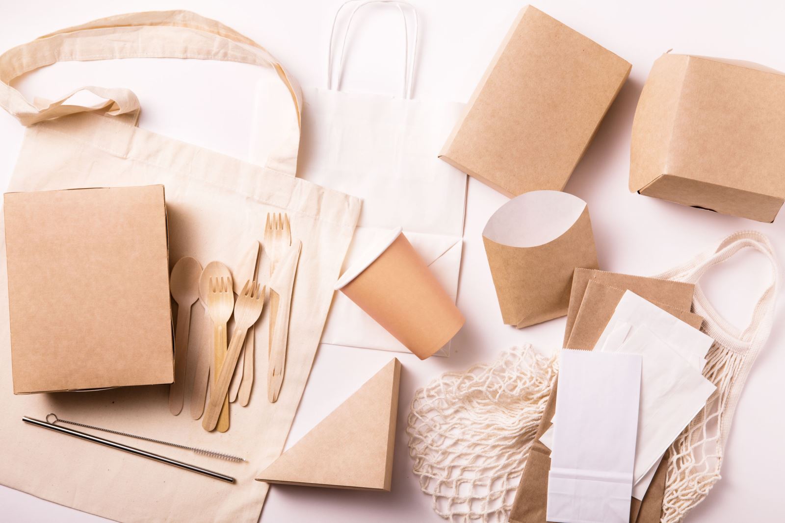 導入可回收的餐具示意圖